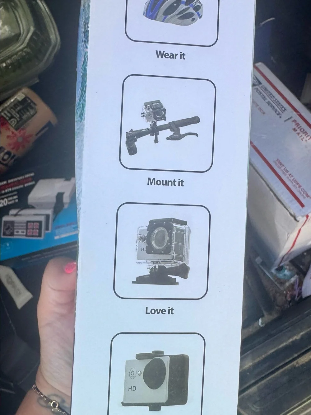 New in box Action Camera - Black - Full HD 1080p